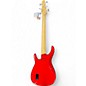 Used Peavey AXCELERATOR 5 STRING Candy Apple Red Electric Bass Guitar