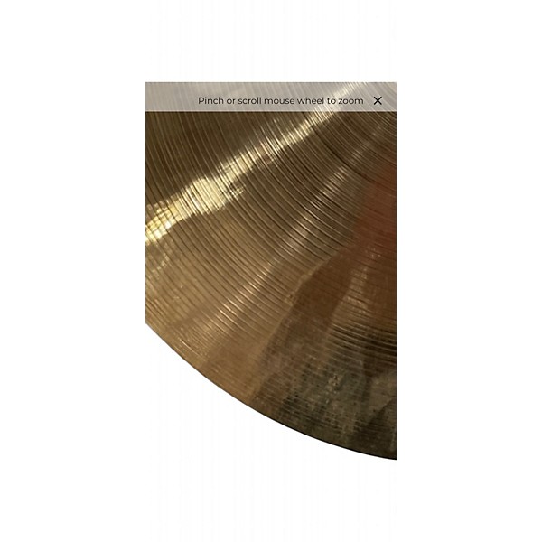 Used Wuhan 22in ride Cymbal