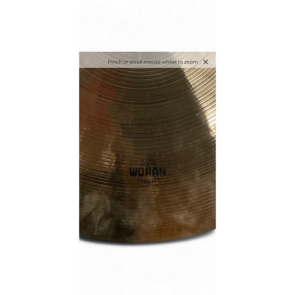 Used Wuhan 22in ride Cymbal