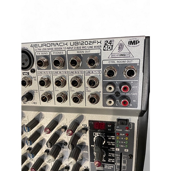 Used Behringer EURORACK UB1202FX Unpowered Mixer