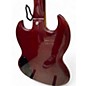 Used Burny EB3 Red Electric Bass Guitar