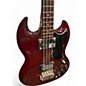 Used Burny EB3 Red Electric Bass Guitar
