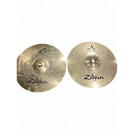 Used Zildjian 14in A Custom Hi Hat Pair Cymbal