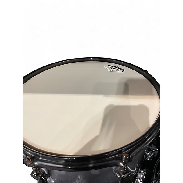 Used SONOR 4 Piece SQ2 Silver to Black Sparkle Fade Drum Kit