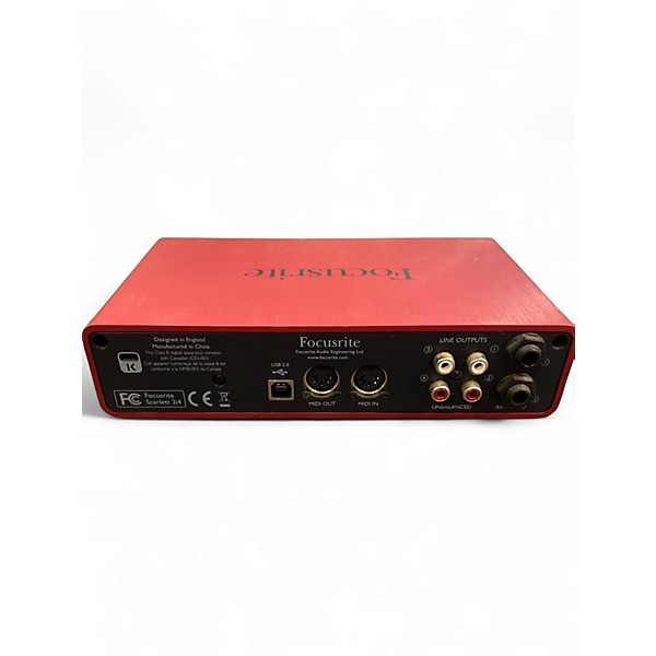 Used Focusrite Scarlett 2i4 Audio Interface