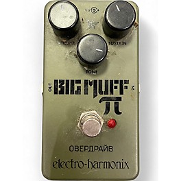 Used Electro-Harmonix Green Russian Big Muff Pi Fuzz Effect Pedal