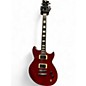 Used Reverend robin fink signature Crimson Red Trans Solid Body Electric Guitar