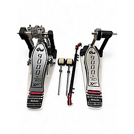 Used DW 9000 Series Double Double Bass Drum Pedal