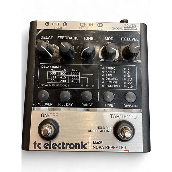 Used TC Electronic Nova Repeater Effect Pedal