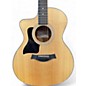 Used Taylor 114CE Left Handed Natural Acoustic Electric Guitar