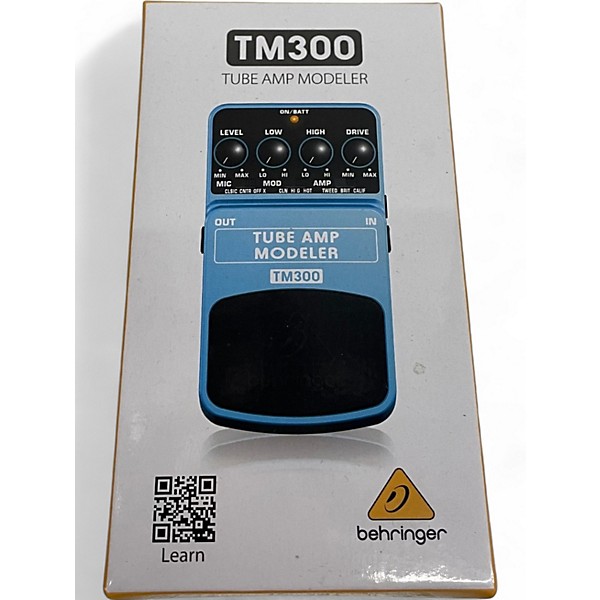 Used Behringer TM300 Tube Amp Modeler Effect Pedal