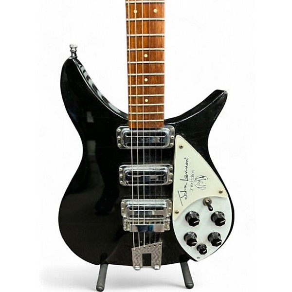 Vintage 1990 Rickenbacker JL325 John Lennon Limited Edition Black Solid Body Electric Guitar