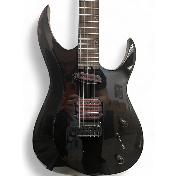 Used Schecter Guitar Research Sunset 6 Triad Black Solid Body Electric Guitar