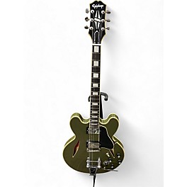 Used Epiphone shinichi ubukata ES335 OLIVE GREEN Hollow Body Electric Guitar