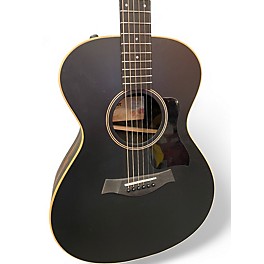 Used Taylor AD12e Blacktop Black Acoustic Electric Guitar
