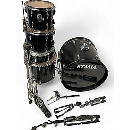 Used TAMA 5 Piece Imperialstar Black Drum Kit