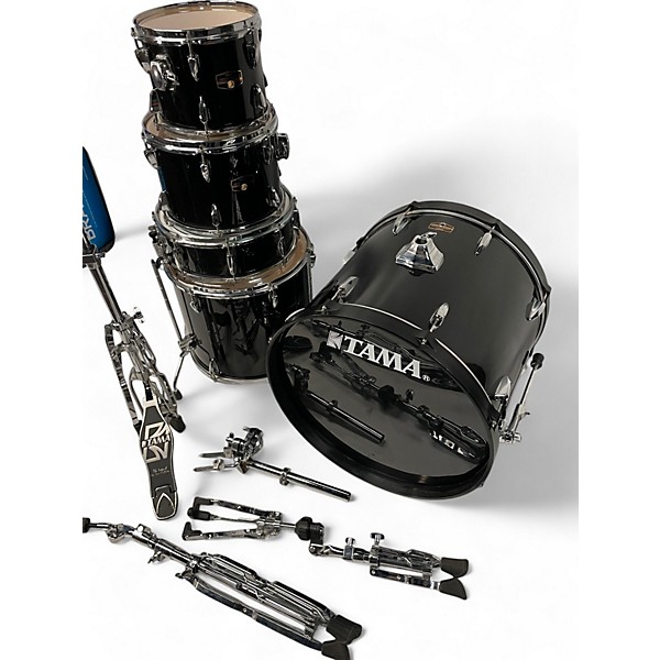 Used TAMA 5 Piece Imperialstar Black Drum Kit