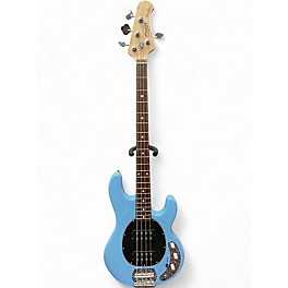 Used Sterling by Music Man RAY4 HH CHOPPER BLUE Electric Bass Guitar