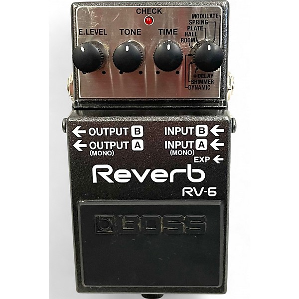 Used BOSS RV6 Digital Reverb Effect Pedal