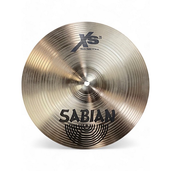 Used SABIAN Used SABIAN 14in XS20 Rock Hi Hat Pair Cymbal