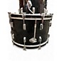 Vintage 1970s Pearl 4 Piece Wood-Fiberglass Black Drum Kit