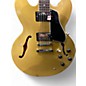 Used 2023 Epiphone ES335 Metallic Gold Hollow Body Electric Guitar