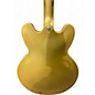 Used 2023 Epiphone ES335 Metallic Gold Hollow Body Electric Guitar