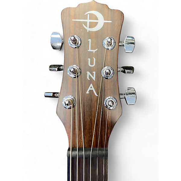 Used Luna Used Luna GYP TAT MAH GC Natural Acoustic Guitar