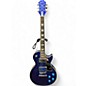 Used Epiphone Tommy Thayer Les Paul Standard Blue Sparkle Solid Body Electric Guitar thumbnail