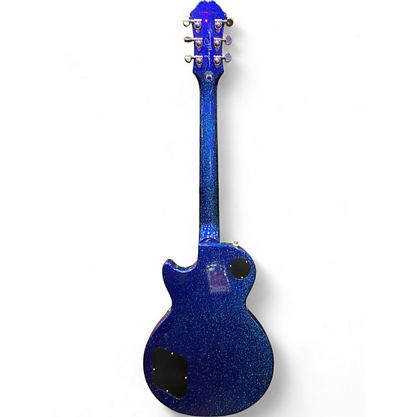 Used Epiphone Tommy Thayer Les Paul Standard Blue Sparkle Solid Body Electric Guitar