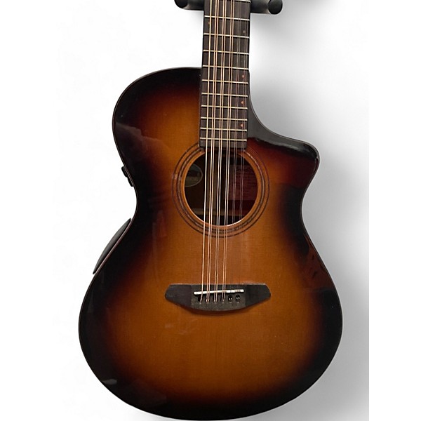 Used Breedlove  Solo Pro Concert ED12 Sunburst 12 String Acoustic Electric Guitar