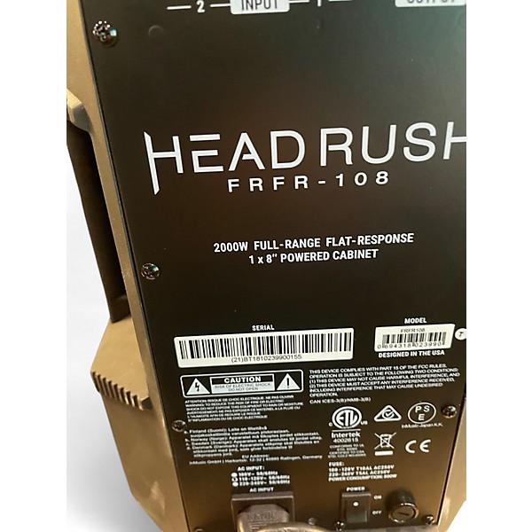 Used HeadRush FRFR-108 Powered Speaker