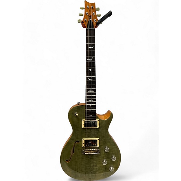 Used PRS Used PRS SE ZACH MEYRS Trampas Green Hollow Body Electric Guitar