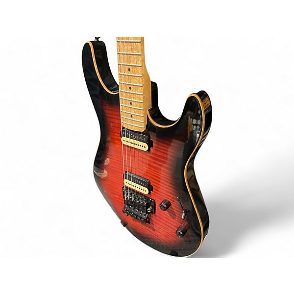 Used Carvin C66 Deep Orange Burst Solid Body Electric Guitar