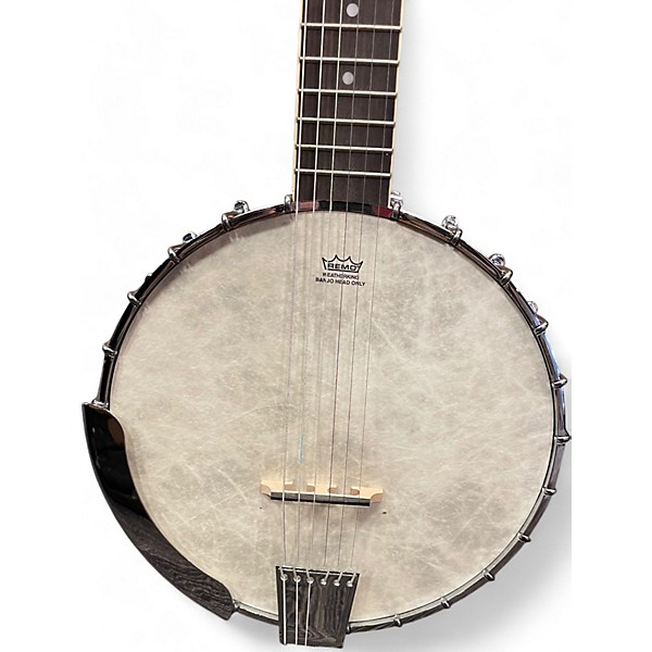 Used Washburn B6 Black Banjo