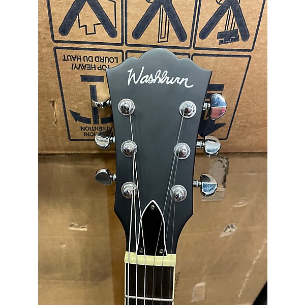 Used Washburn B6 Black Banjo