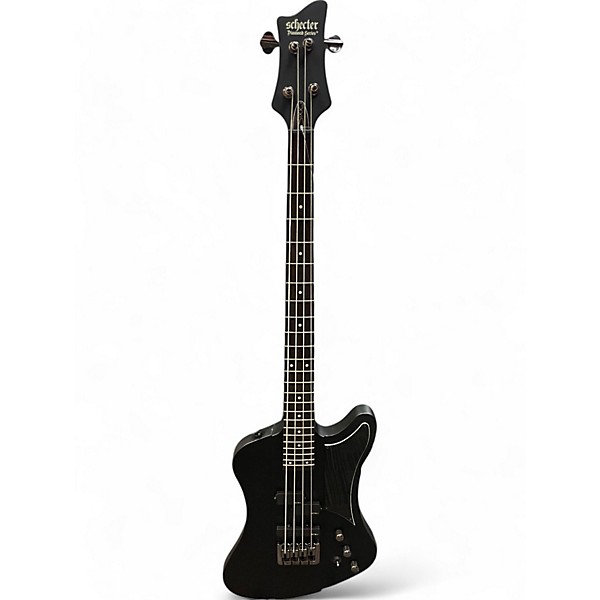 Used Schecter Guitar Research Nikki Sixx Signature Black Electric Bass Guitar