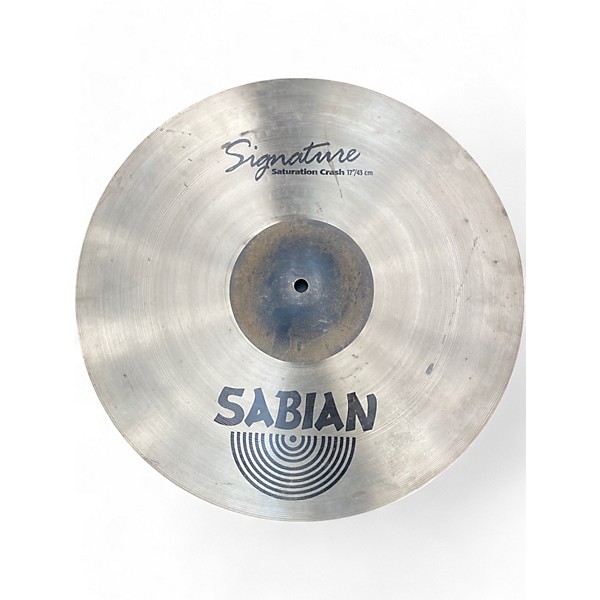 Used SABIAN 17in SIGNATURE VIRGIL DONATI SATURATION CRASH Cymbal