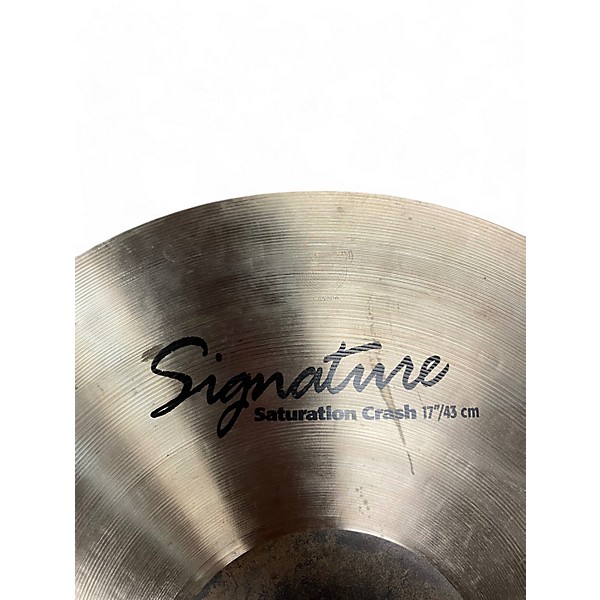 Used SABIAN 17in SIGNATURE VIRGIL DONATI SATURATION CRASH Cymbal