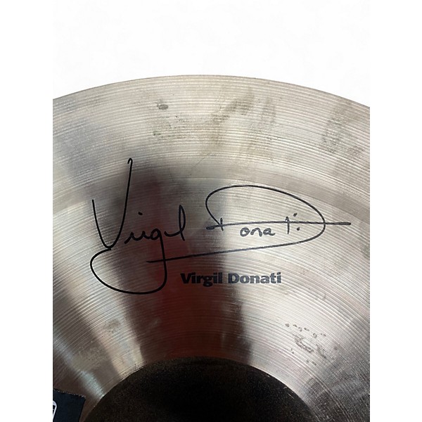 Used SABIAN 17in SIGNATURE VIRGIL DONATI SATURATION CRASH Cymbal