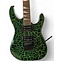 Used Jackson Used Jackson SLX Soloist green crackle Solid Body Electric Guitar