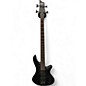 Used Schecter Guitar Research Stiletto Stealth-4  Black Electric Bass Guitar thumbnail