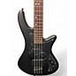 Used Schecter Guitar Research Stiletto Stealth-4  Black Electric Bass Guitar