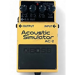 Used BOSS AC2 Acoustic Simulator Effect Pedal