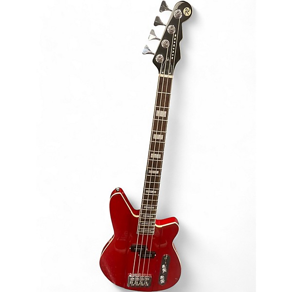 Used Reverend SENTINEL TRANSPARENT CHERRY Electric Bass Guitar