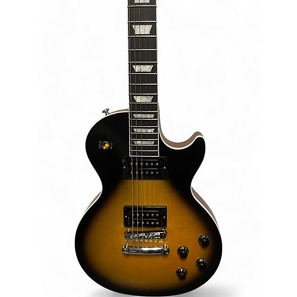 Used 2018 Gibson Studio Deluxe Satin 2 Color Sunburst Solid Body Electric Guitar