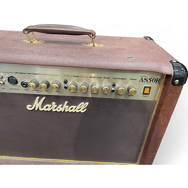 Used Marshall AS50R 50W 2X8 Acoustic Guitar Combo Amp