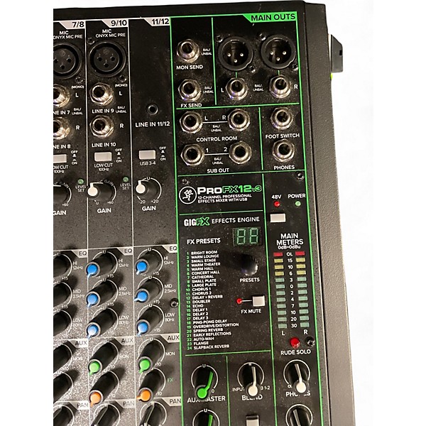 Used Mackie Profx12v3 Unpowered Mixer