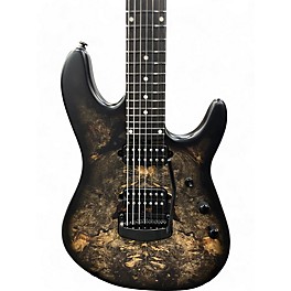 Used Ernie Ball Music Man JASON RICHARDSON SIGNATURE 7 STRING BUCKEYE BURL Solid Body Electric Guitar