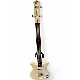 Used Danelectro 59 Short Scale Vintage Cream Electric Bass Guitar